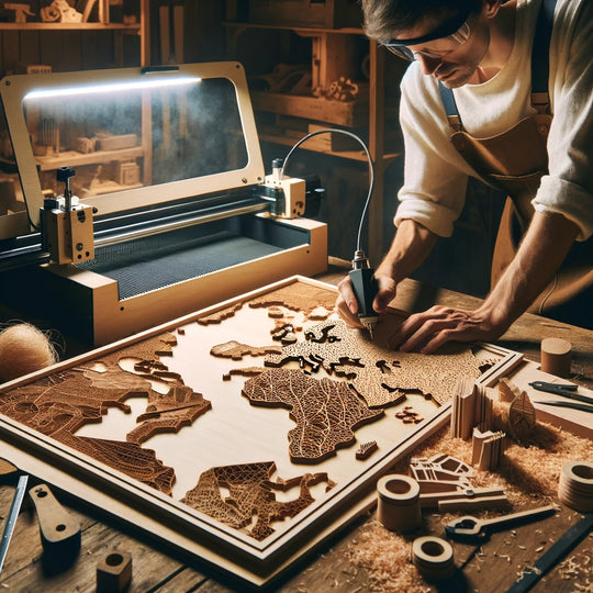 Behind the Scenes: The Making of a 3D Wooden Map