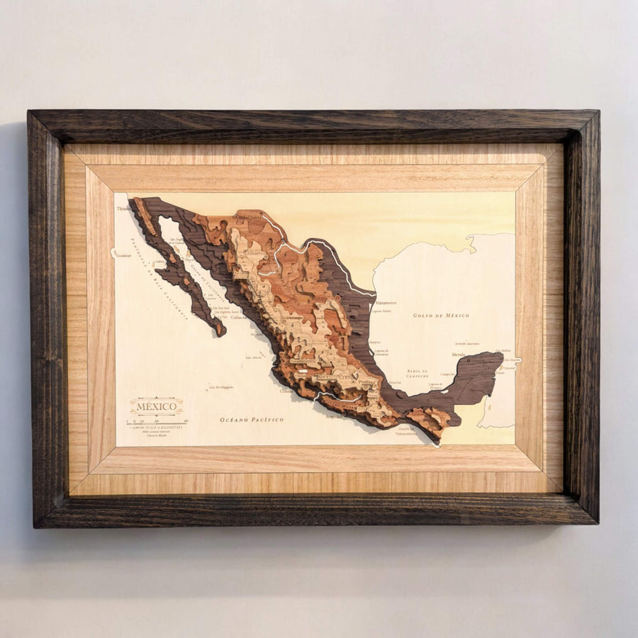 Contour Map Of Mexico