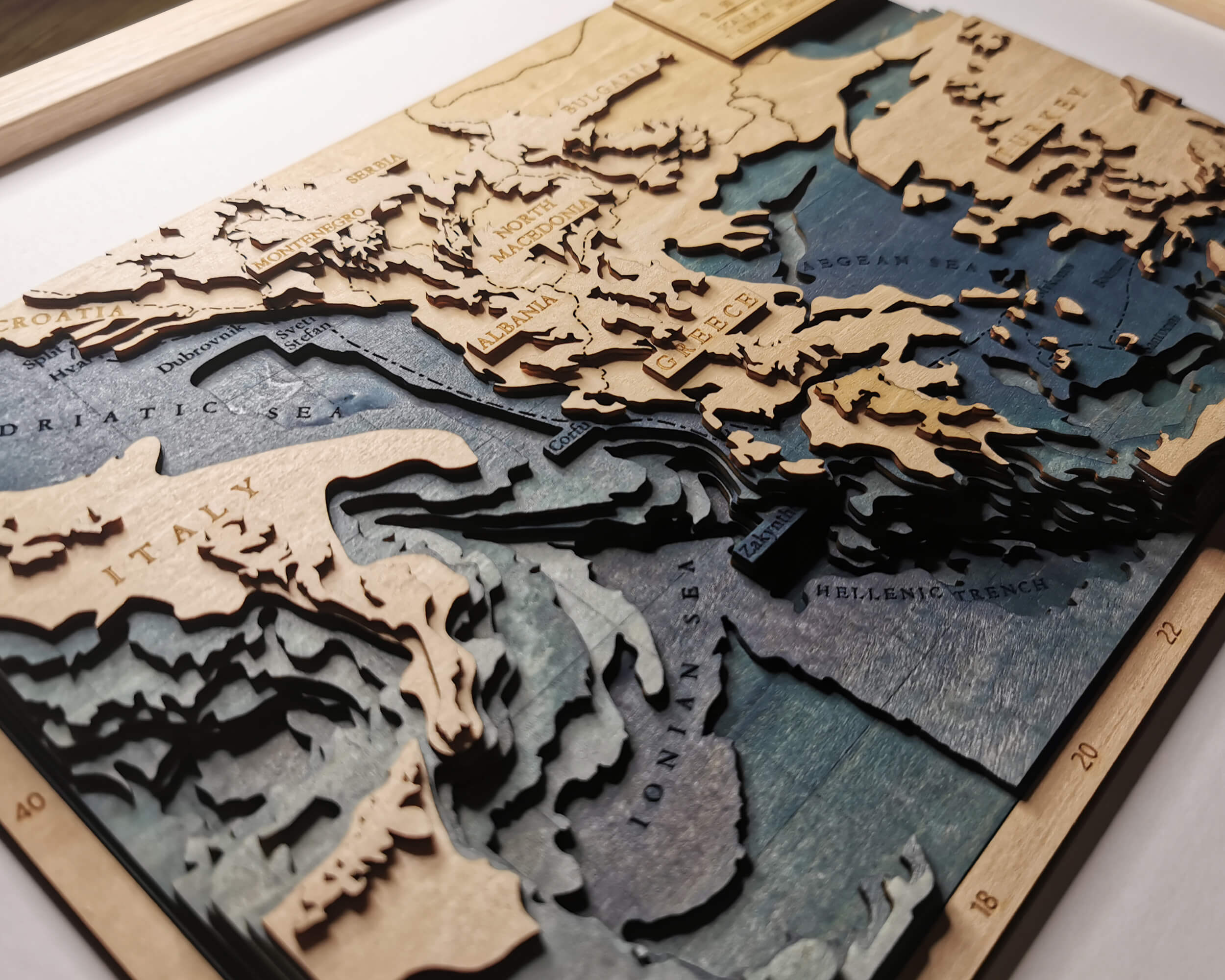 Origin Maps  Handcrafted Wooden Topographic Maps  3D Map Art