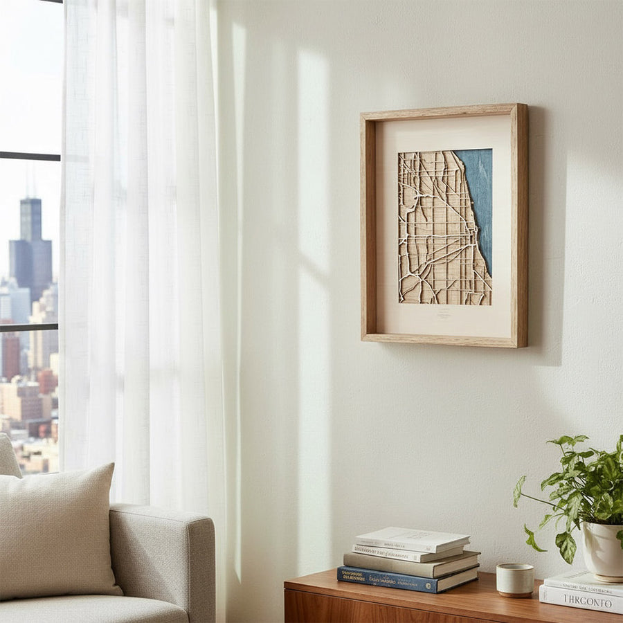 Chicago downtown with the Sears Tower in the background