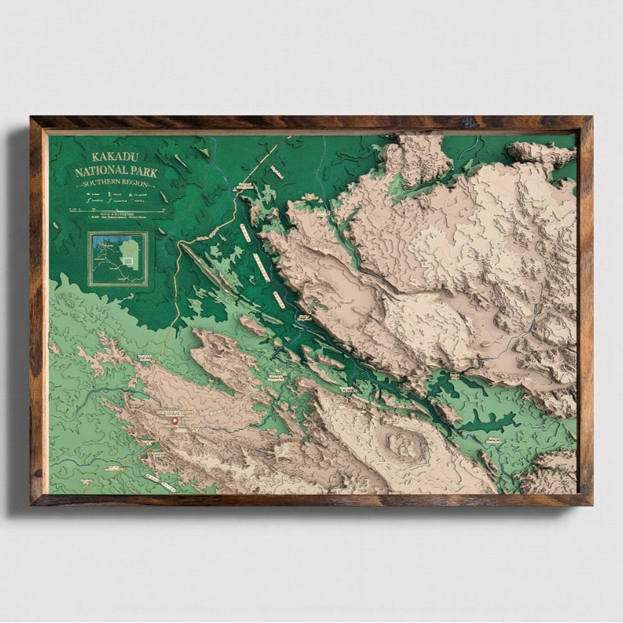 Extra Large Custom Wooden Map Art