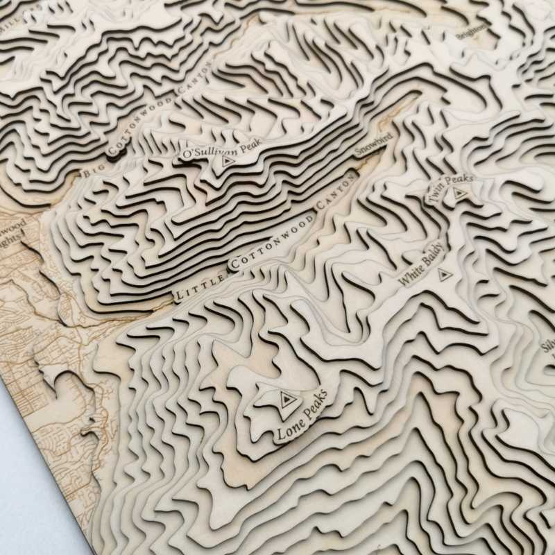 O'sullivan peak contour map