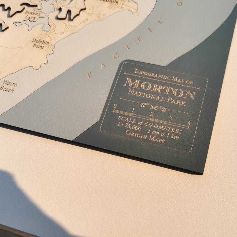 Legend for a map of morton national park