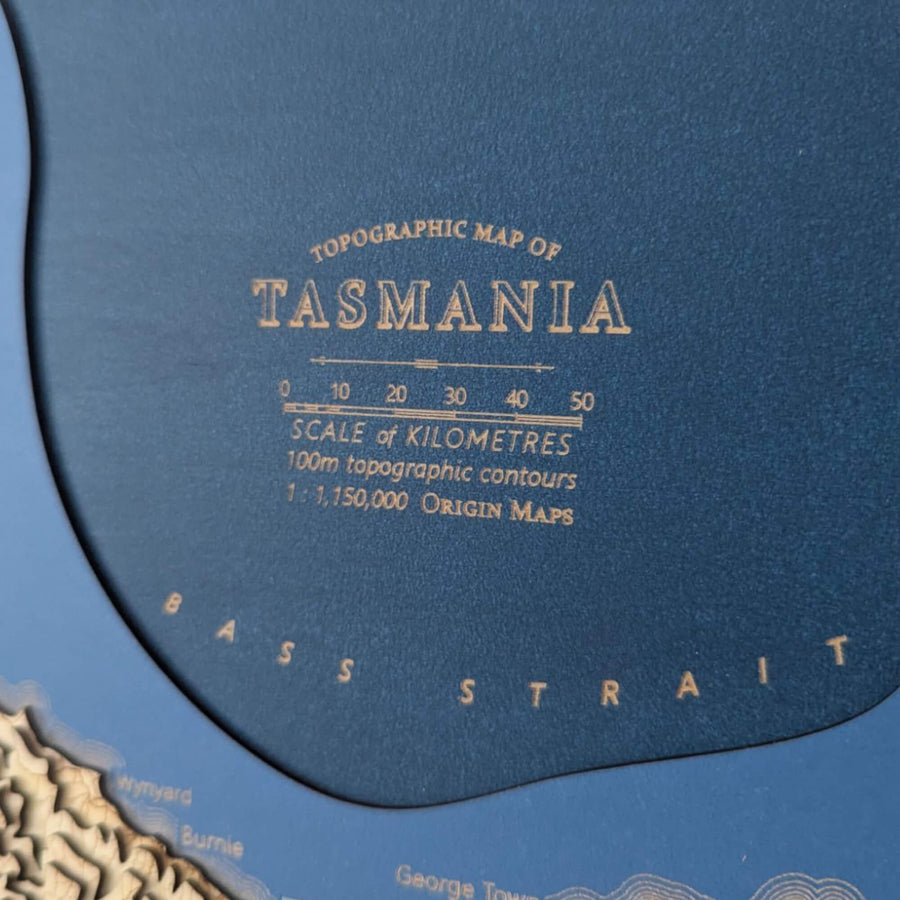Map Legend for Tasmania
