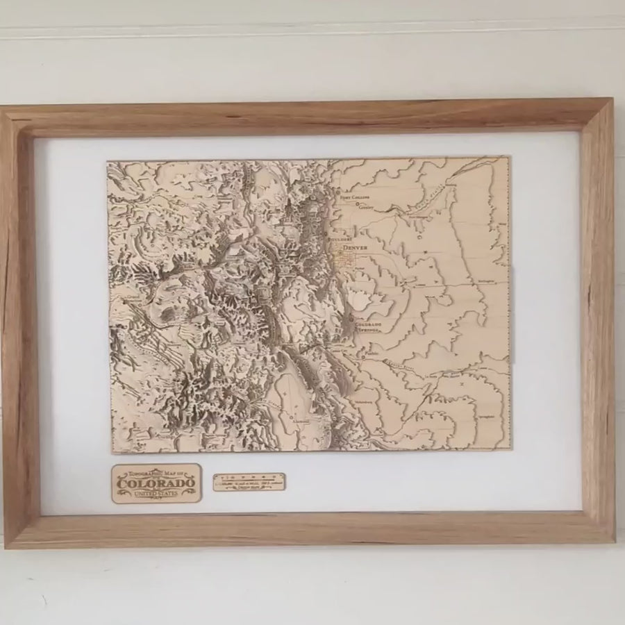 Florida Wooden Map Art